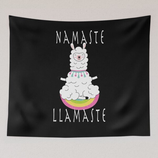 Item preview,  Llamaste Cute, Funny Meditating Yoga Llama Namaste Workout  Tank Top for Women designed and sold by Dadya.