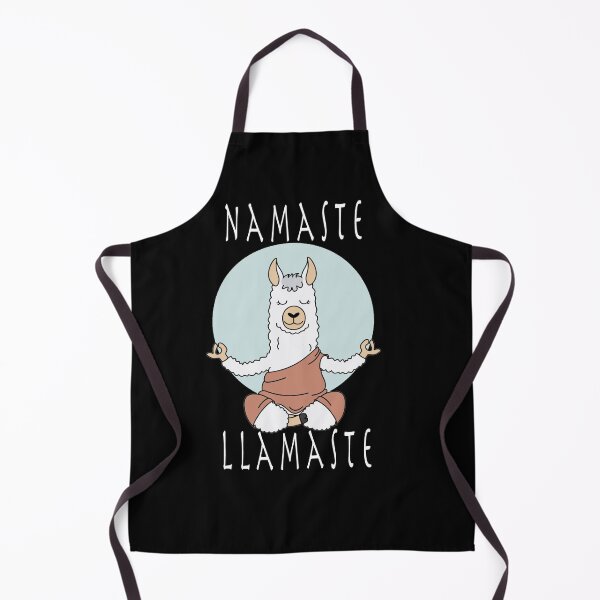 Item preview, Llamaste Cute, Funny Meditating Yoga Llama Namaste Workout Tank Top for Women designed and sold by Dadya.