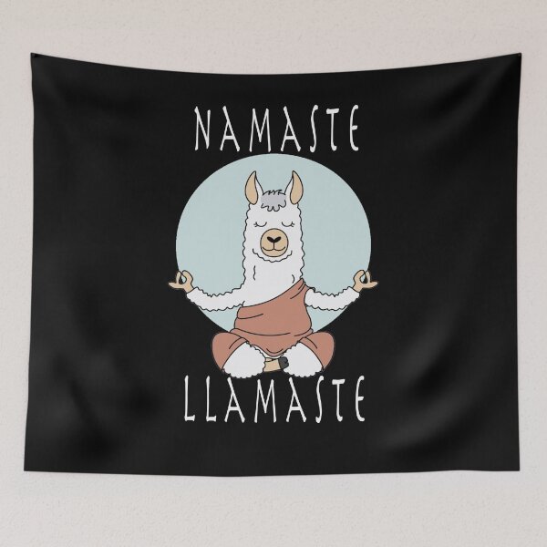 Item preview,  Llamaste Cute, Funny Meditating Yoga Llama Namaste Workout  Tank Top for Women designed and sold by Dadya.