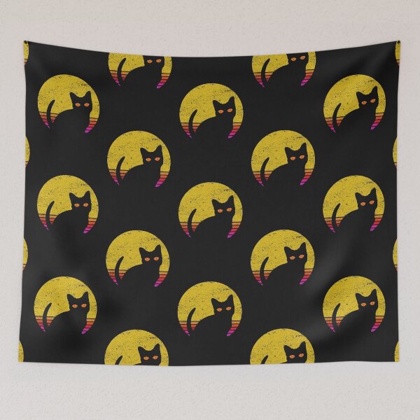 Item preview, Retro sun cat designed and sold by WOWSOMETHINGNEW.