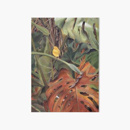 LITTLE YELLOW By Kerri Kane Art Board Print