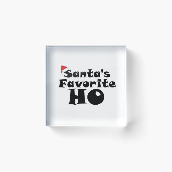 Item preview, Santa's Favorite HO T-Shirt designed and sold by Zone-Graphics.
