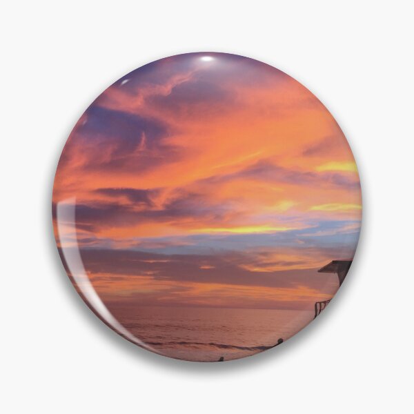 Item preview, Lifeguard tower at sunset  designed and sold by SashaSprite.