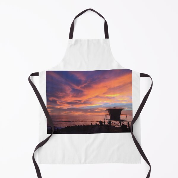 Item preview, Lifeguard tower at sunset  designed and sold by SashaSprite.