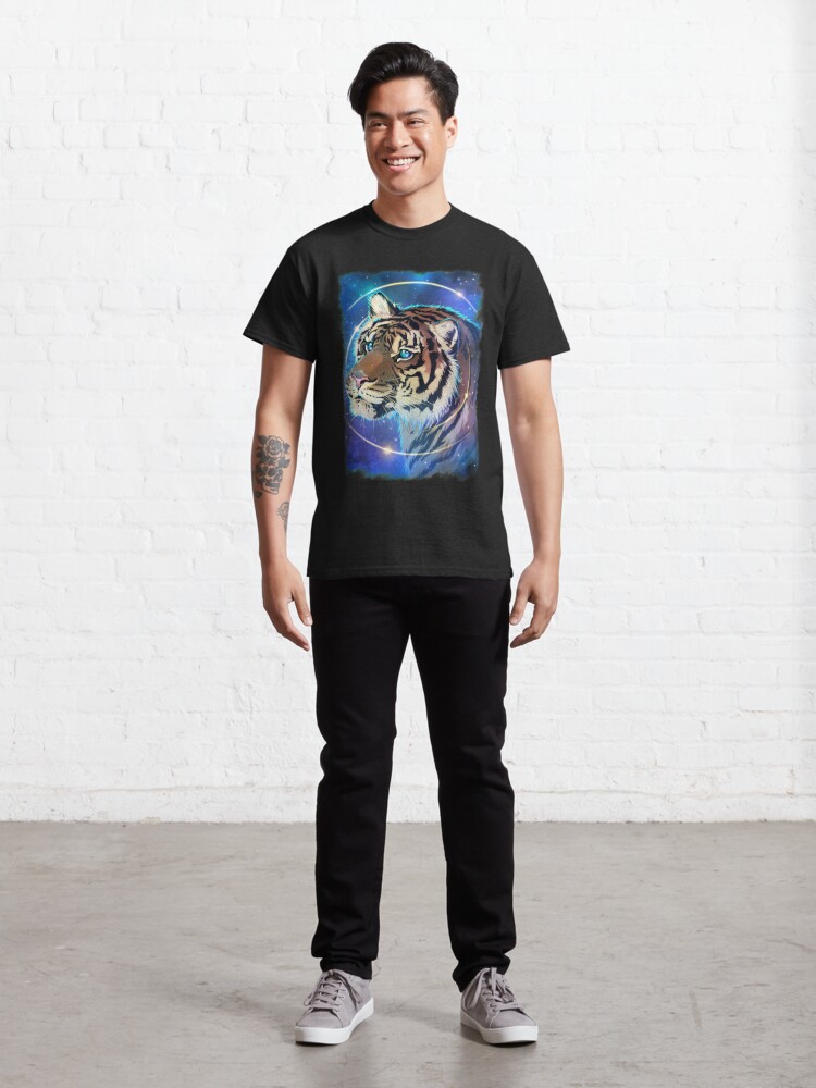 Classic T-Shirt, Celestrial Tiger  designed and sold by cybercat