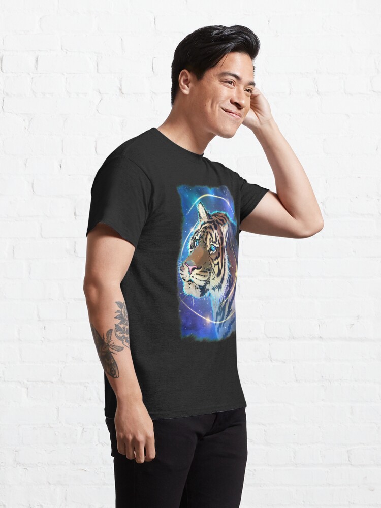 Thumbnail 5 of 7, Classic T-Shirt, Celestrial Tiger designed and sold by cybercat.