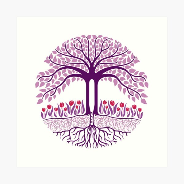 Bat Memorial Forest (LIGHT) Art Print