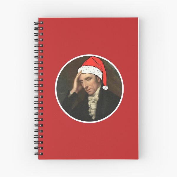 Item preview, William Wordsworth Wearing A Santa Hat designed and sold by Jordbord.