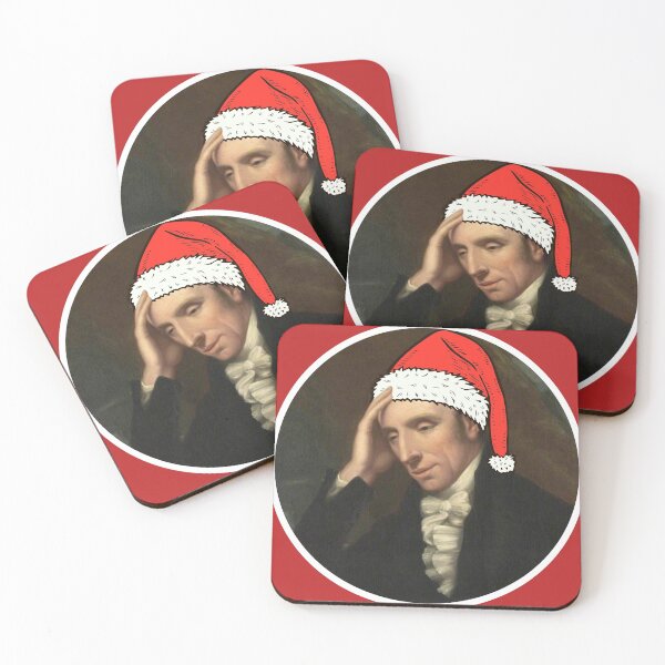 Item preview, William Wordsworth Wearing A Santa Hat designed and sold by Jordbord.
