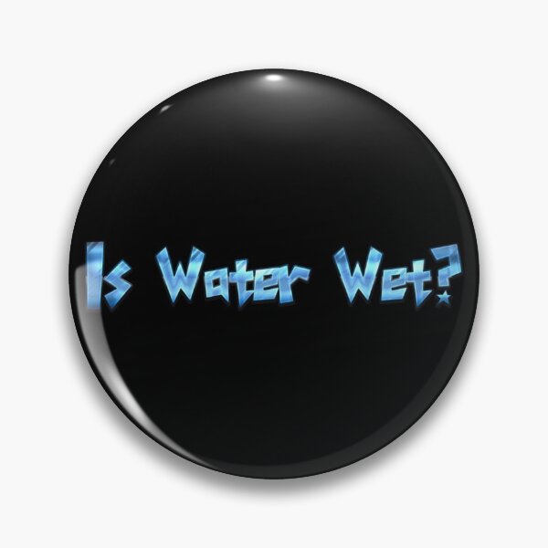 Is Water Wet? Pin