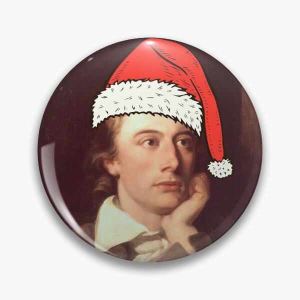 Item preview, John Keats Wearing A Santa Hat designed and sold by Jordbord.