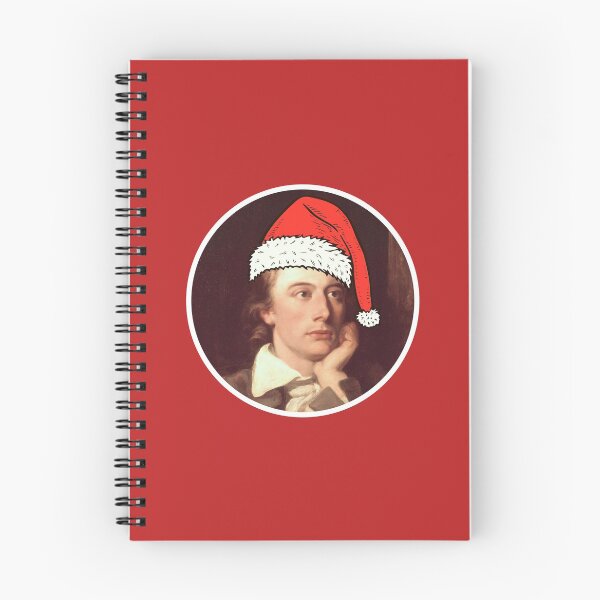 Item preview, John Keats Wearing A Santa Hat designed and sold by Jordbord.
