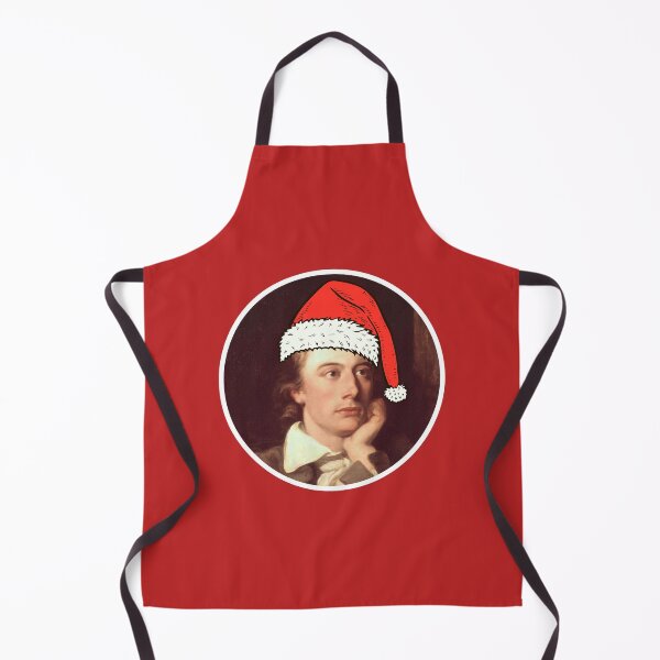 Item preview, John Keats Wearing A Santa Hat designed and sold by Jordbord.