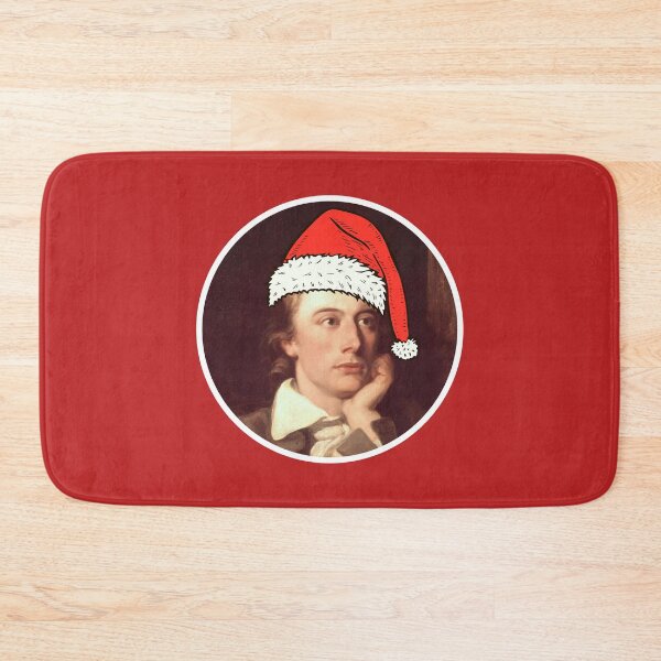 Item preview, John Keats Wearing A Santa Hat designed and sold by Jordbord.