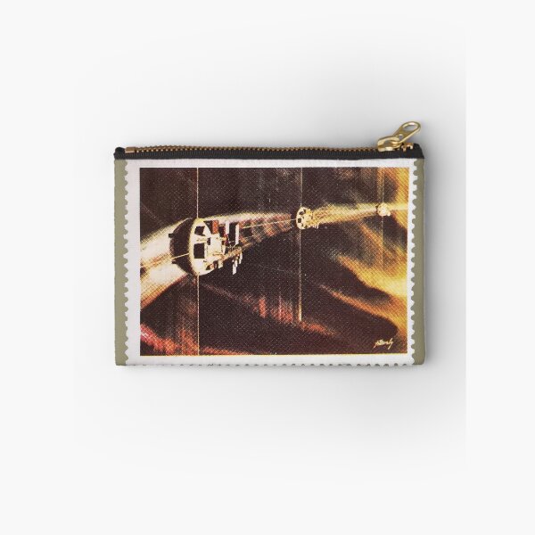 Item preview, Satellite in Space Vintage Stamp designed and sold by StampCollection.