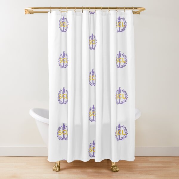 *NEW MERCH* SCL Classic Logo Shower Curtain