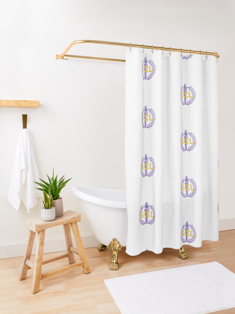 Alternate view of SCL Classic Logo Shower Curtain