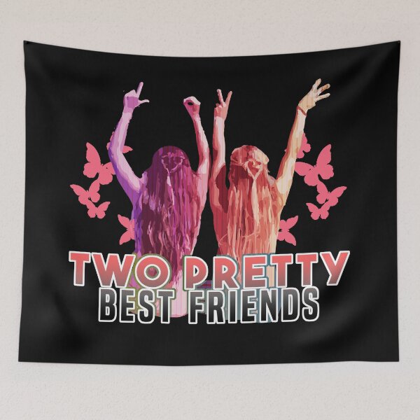 Item preview, Two Pretty Best Friends designed and sold by Dmetalx Art Apparel.