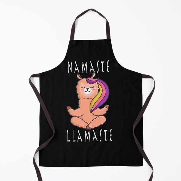 Item preview, Llamaste Cute, Funny Meditating Yoga Llama Namaste Workout Tank Top for Women designed and sold by Dadya.