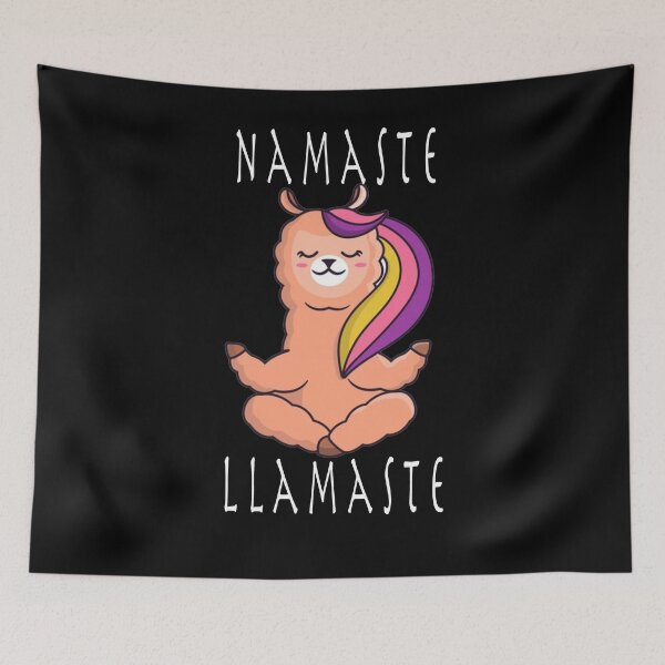 Item preview,  Llamaste Cute, Funny Meditating Yoga Llama Namaste Workout  Tank Top for Women designed and sold by Dadya.