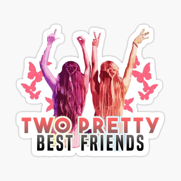 Two Best Friends Sticker, Friends, Sticker, Bond PNG Transparent