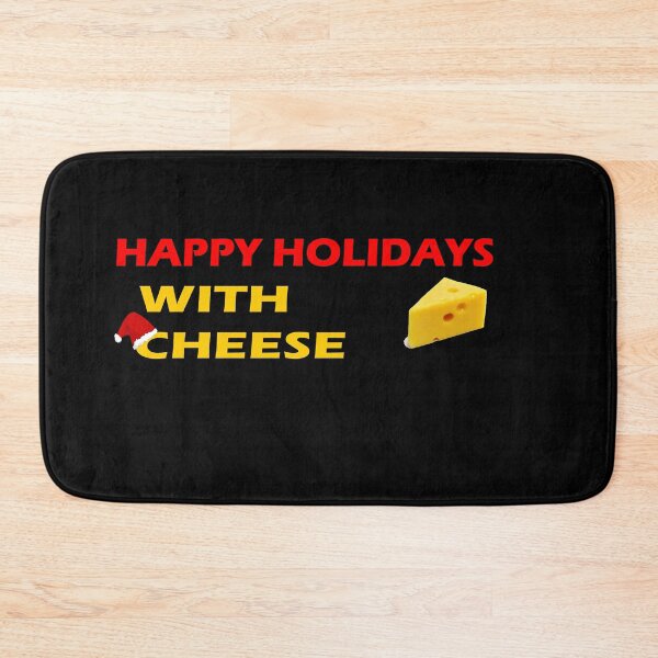 Item preview, Happy Holidays With Cheese designed and sold by TINASTORESHOPE.