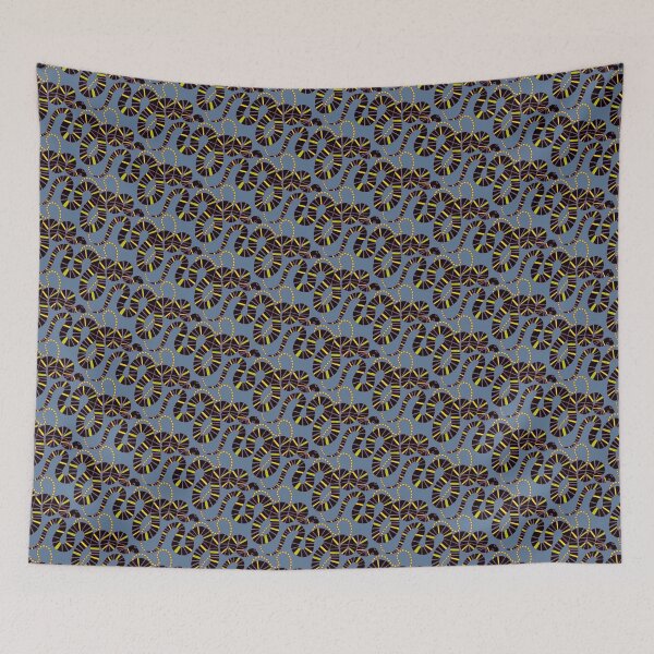 Item preview, Blue snakes designed and sold by Sonja McKinnon.