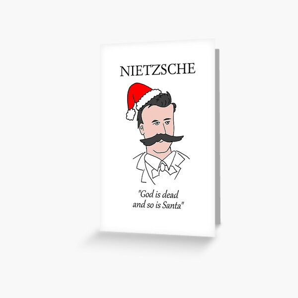 Item preview, Christmas Nietzsche (Funny) designed and sold by SplottersGuide.