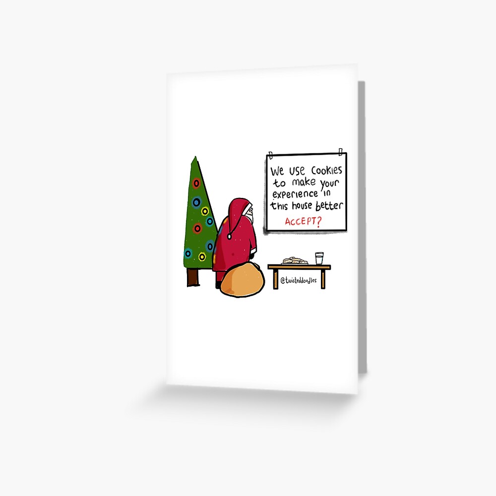 Cookies for Santa Greeting Card