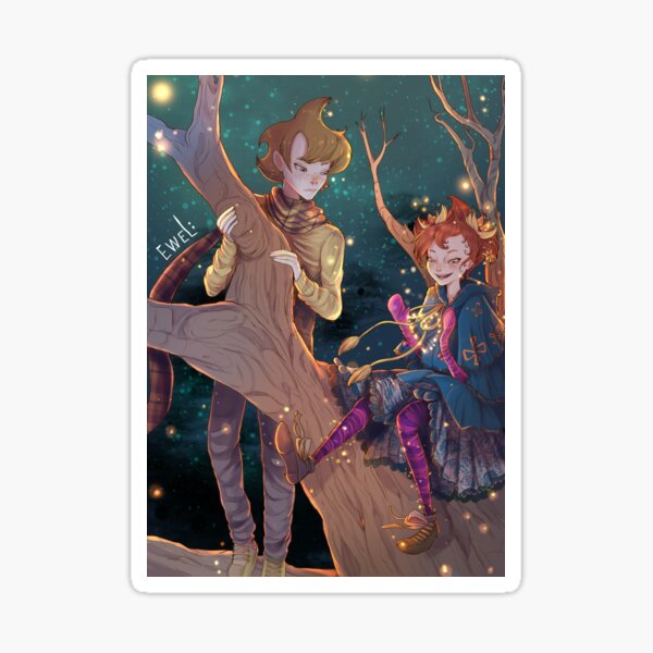 Fairy Oak: Grisam and Pervinca Sticker for Sale by Ewelsart