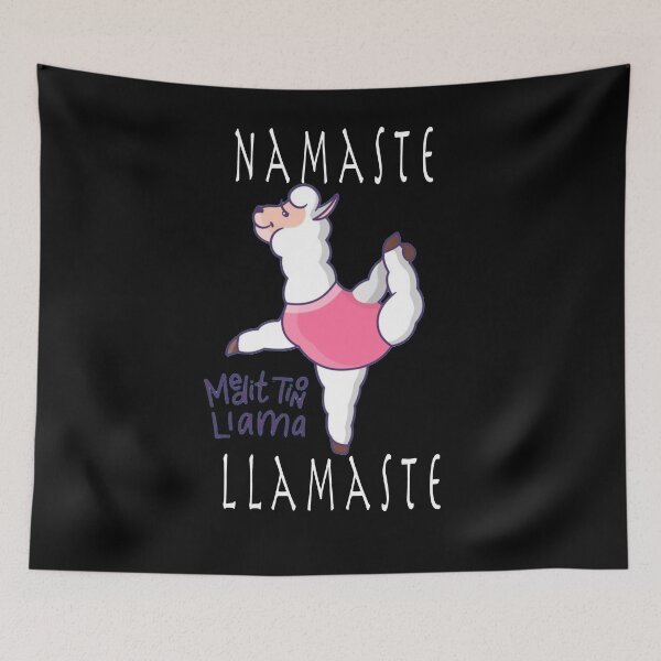 Item preview,  Llamaste Cute, Funny Meditating Yoga Llama Namaste Workout  Tank Top for Women designed and sold by Dadya.