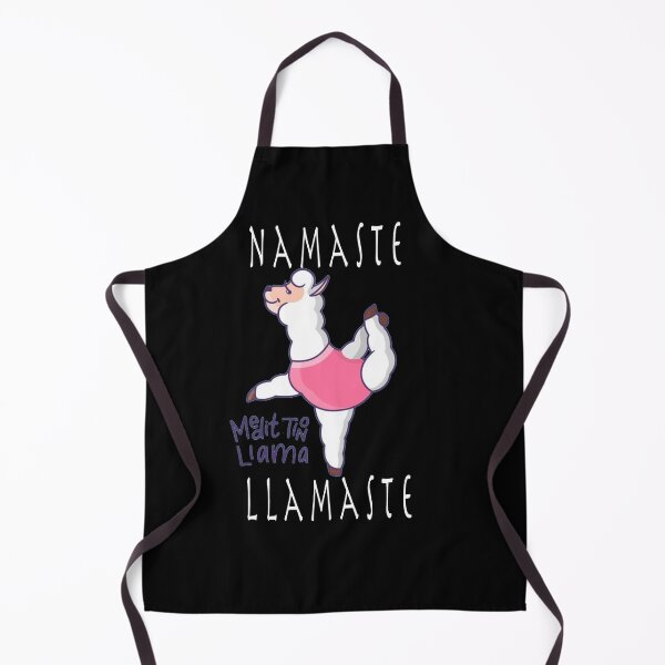 Item preview, Llamaste Cute, Funny Meditating Yoga Llama Namaste Workout Tank Top for Women designed and sold by Dadya.