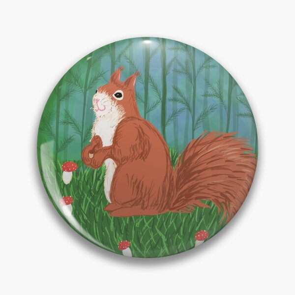 Artikelvorschau, Forest squirrel entworfen und verkauft von Luaillustration.