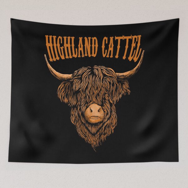Item preview, Highland cow Scottish highland cattle designed and sold by Tagesapfel.