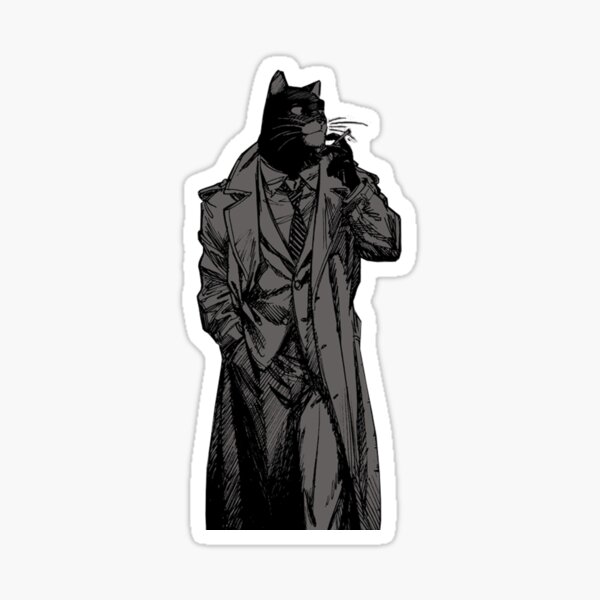 Blacksad (From Blacksad: Amarillo) Sticker