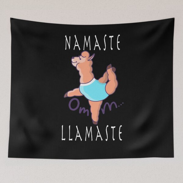 Item preview,  Llamaste Cute, Funny Meditating Yoga Llama Namaste Workout  Tank Top for Women designed and sold by Dadya.