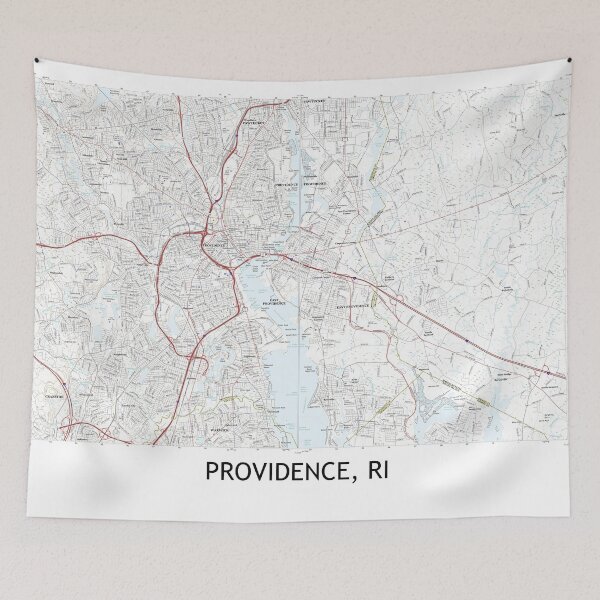 Item preview, Providence, RI Topographical Map Clean designed and sold by PGHPhotoCo.