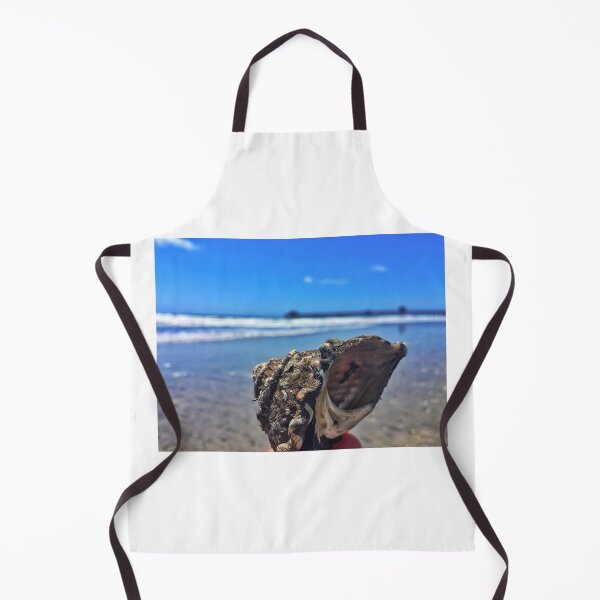 Item preview, Seashell with a pier in the background designed and sold by SashaSprite.