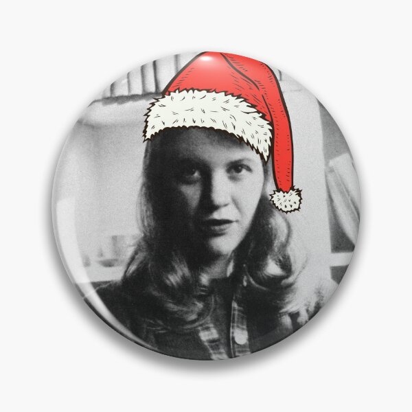 Item preview, Sylvia Plath Wearing A Santa Hat designed and sold by Jordbord.
