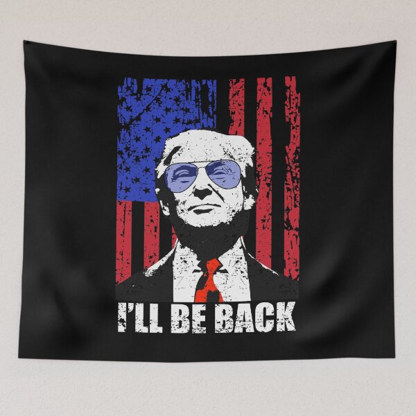 Item preview, I’ll be back, trump  designed and sold by mermaidselina.