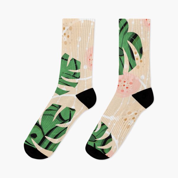 Item preview, Monstera on beige background.  designed and sold by marinaklykva.