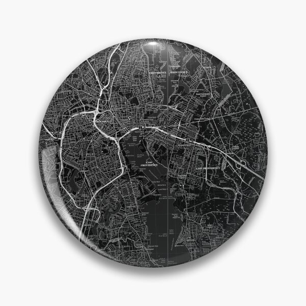 Item preview, Providence, RI Topographical Map Black designed and sold by PGHPhotoCo.