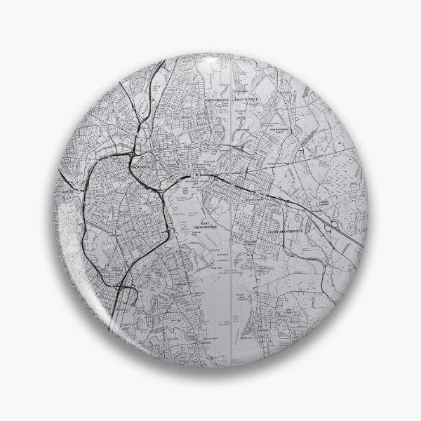 Item preview, Providence, RI Topographical Map Grey designed and sold by PGHPhotoCo.