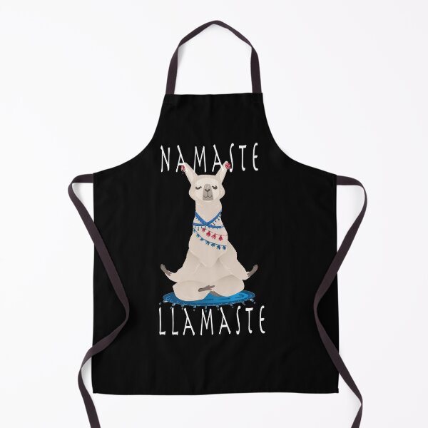Item preview, Llamaste Cute, Funny Meditating Yoga Llama Namaste Workout Tank Top for Women designed and sold by Dadya.