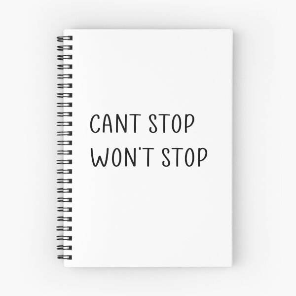 Item preview, Can't Stop Won't Stop Motivational Design  designed and sold by Rugger8.