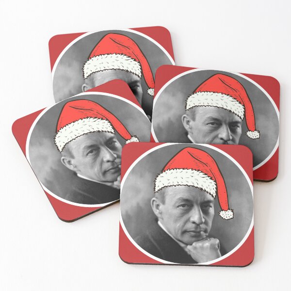 Item preview, Rachmaninoff Wearing A Santa Hat designed and sold by Jordbord.