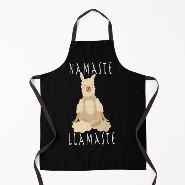 Item preview, Llamaste Cute, Funny Meditating Yoga Llama Namaste Workout Tank Top for Women designed and sold by Dadya.