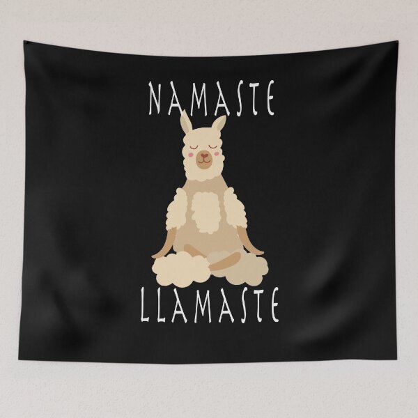 Item preview, Llamaste Cute, Funny Meditating Yoga Llama Namaste Workout  Tank Top for Women designed and sold by Dadya.