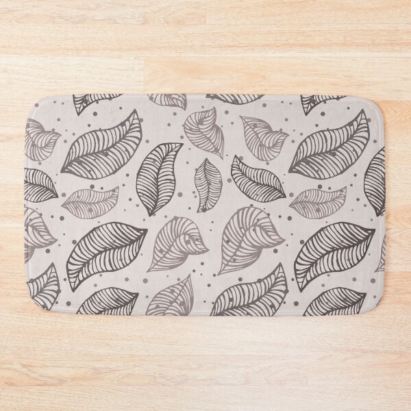 Item preview, Handdrawn Leaves Coffee Pattern designed and sold by GeeHanz.