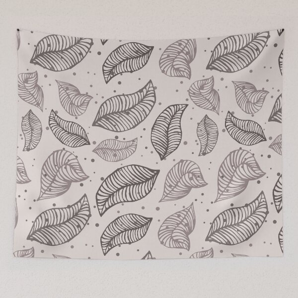 Item preview, Handdrawn Leaves Coffee Pattern designed and sold by GeeHanz.